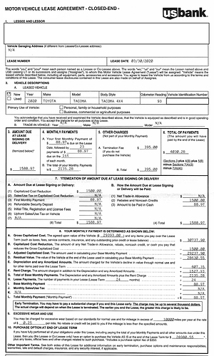 Tacoma Lease Contract 1