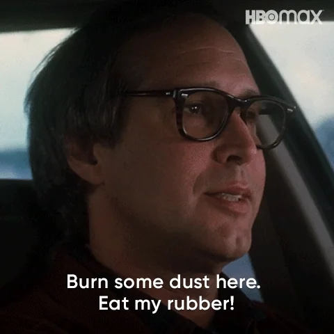 Speeding National Lampoons Christmas Vacation GIF by HBO Max
