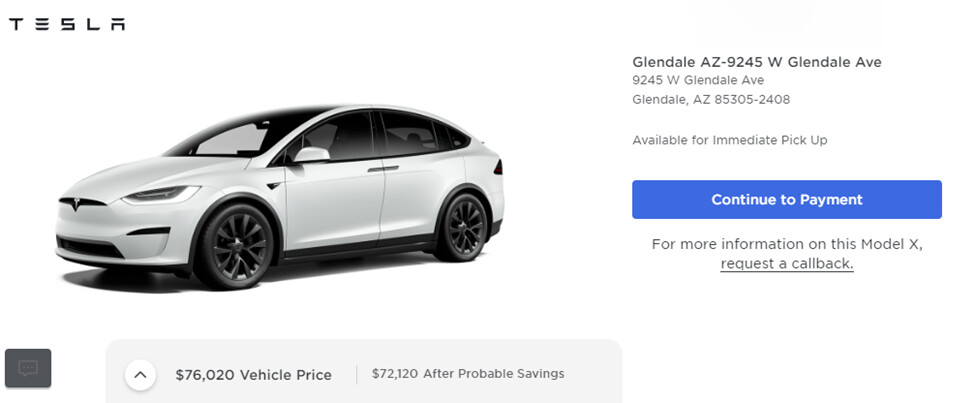 Finance tesla model x discount